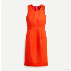 J.Crew Structured Linen Blend Sheath NWT 8